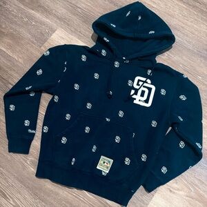 San Diego SD Padres | Navy Blue | SM | Mitchell & Ness | Hoodie